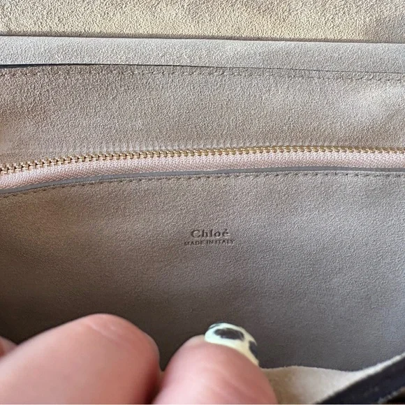 Authentic Chloe medium “Faye” Python Handbag - Picture 9 of 12